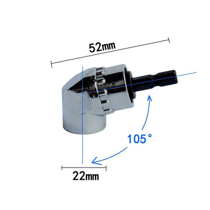 Hex Bit 105 Degree Angle Screwdriver Socket Holder Adapter