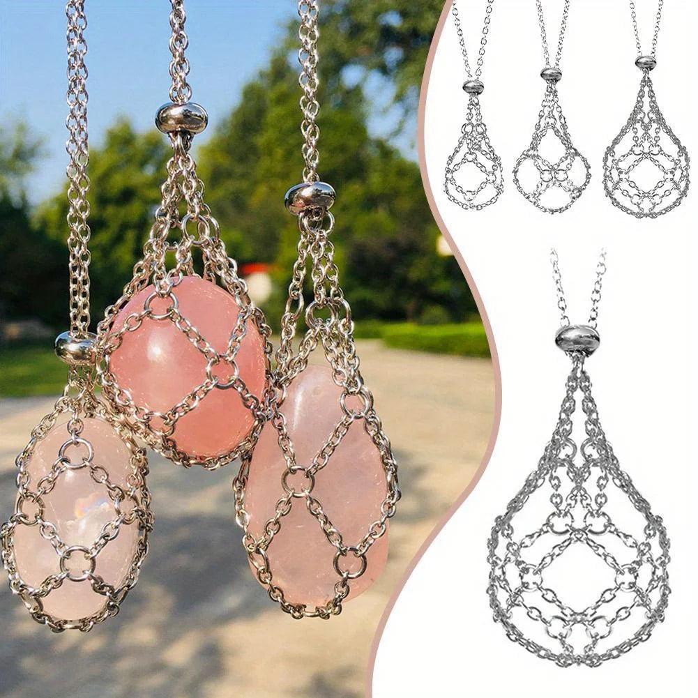 Crystal cage necklace sizes