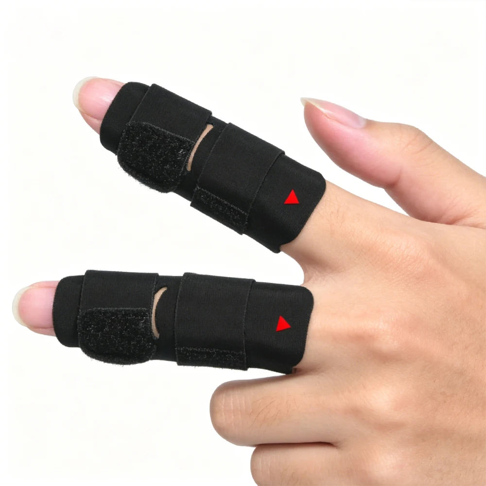 Adjustable finger straightener splint
