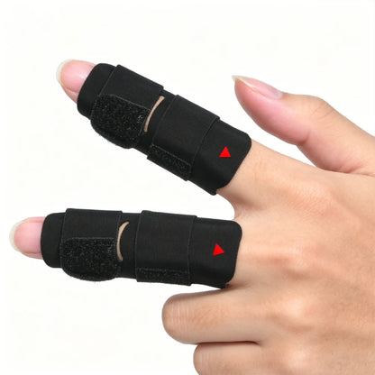 Adjustable finger straightener splint