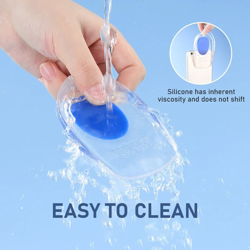 Silicone heel insole u-shape detail