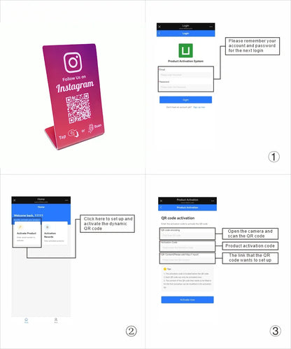 NFC card social media styles