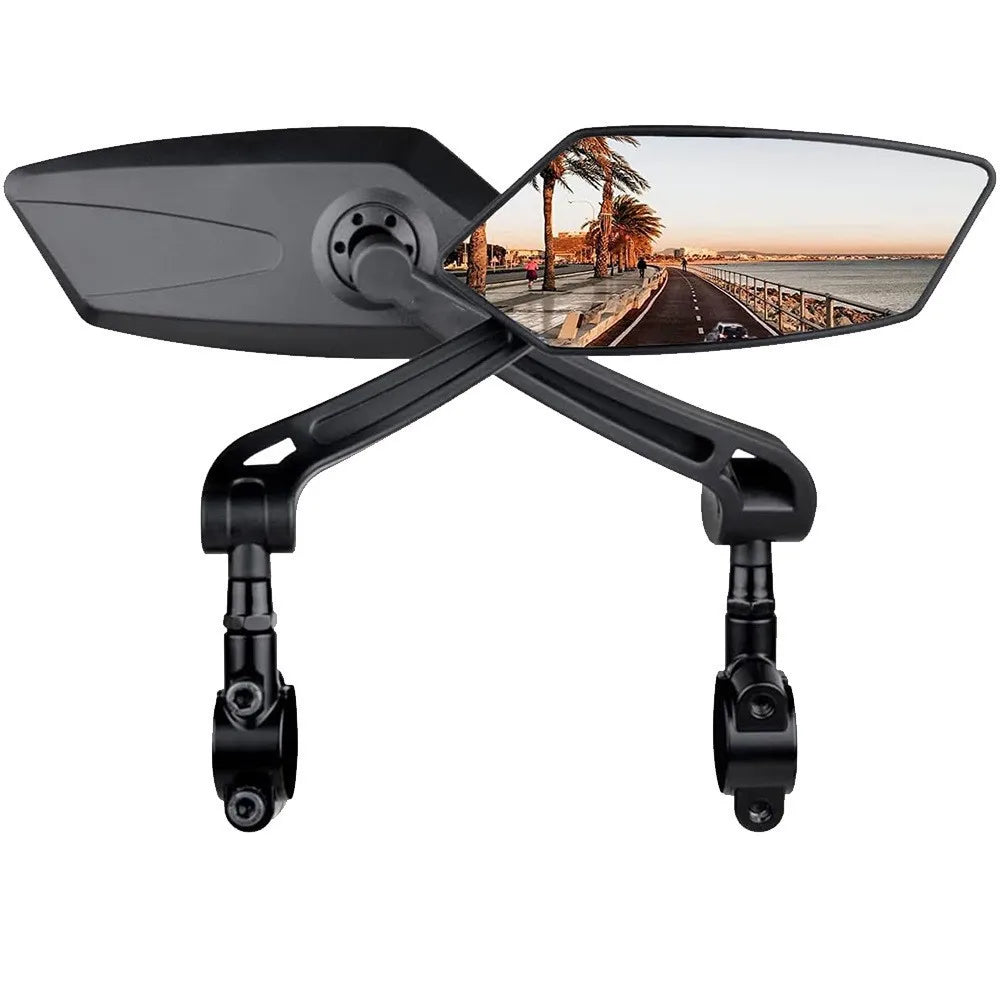 Mirror fitted to e-bike handlebar