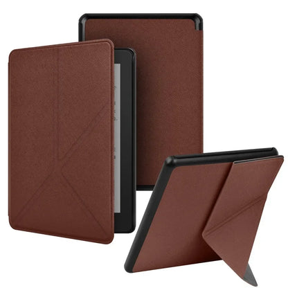 Kindle Paperwhite 12th Gen leather case, dark brown
