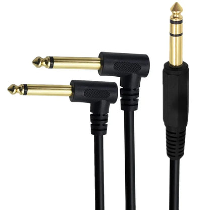 Right-angle TS plugs and straight TRS plug