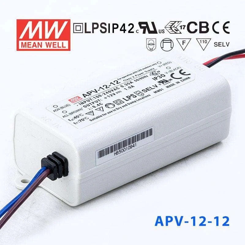 Mean Well APV-12-12 12W 12V LED driver