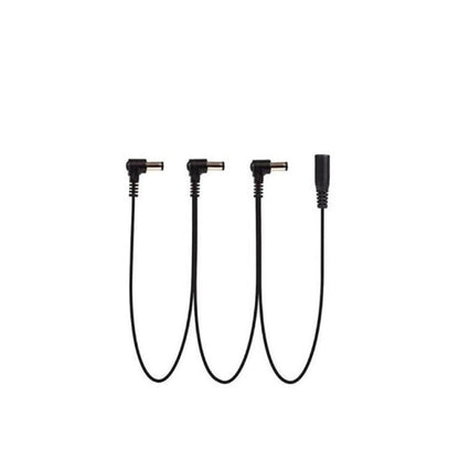 Daisy chain power splitter cable 3 way, DC plug configuration