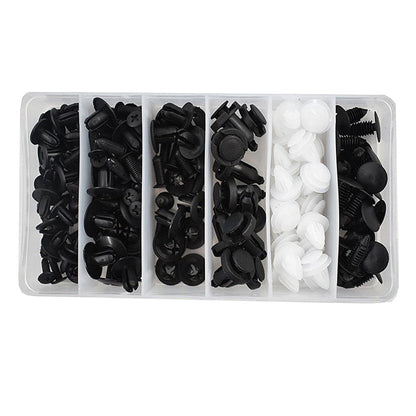 Auto Fastener Clips Car Fender Push Retainer Pin Rivet (100pcs)