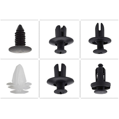 Auto Fastener Clips Car Fender Push Retainer Pin Rivet (100pcs)