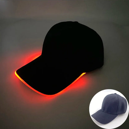 Light Up LED Glowing Baseball Hat / Cap