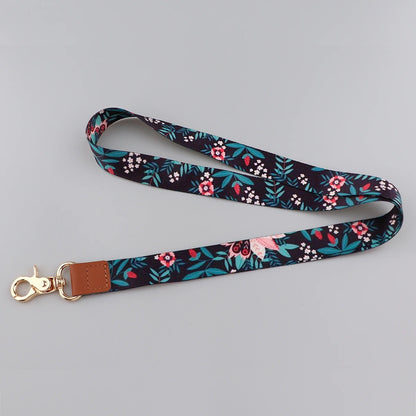 Flower Series Clip Lanyard