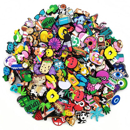 Cool Cartoon Shoe Charms for Clogs 60pcs
