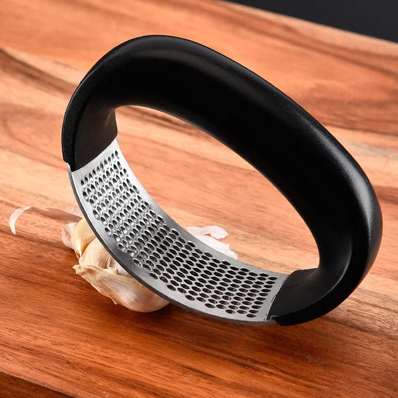 Stainless Steel Curve Garlic Press