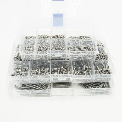 Multi Kits of A2-70 304 Stainless Steel Tapping Screws (M2, M3, M2M3M4 sets)