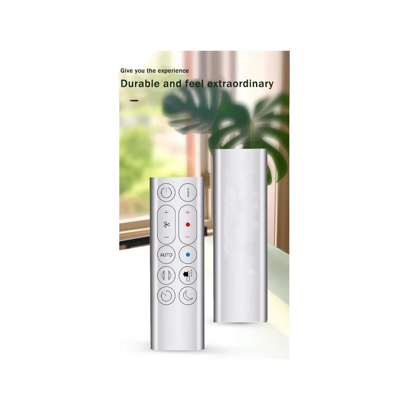 Replacement Remote Control Suitable for Dyson HP04 HP05 HP07 Air Purifier Leafless Fan Remote Control Silver