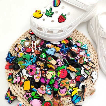 Cool Cartoon Shoe Charms for Clogs 60pcs