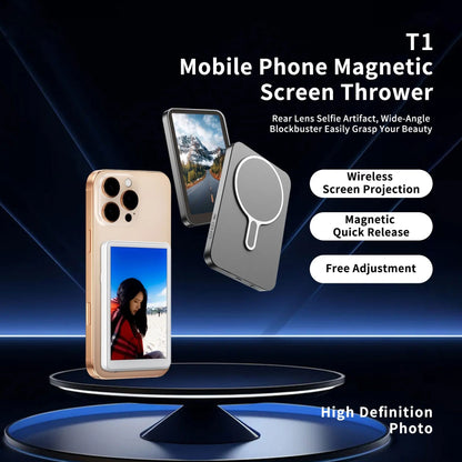 Magnetic Cellphone Vlogging & Fliming Selfie Monitor Screen