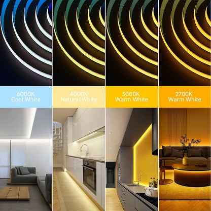 24V COB 480led/m Black PCB, LED Solid Light Strip