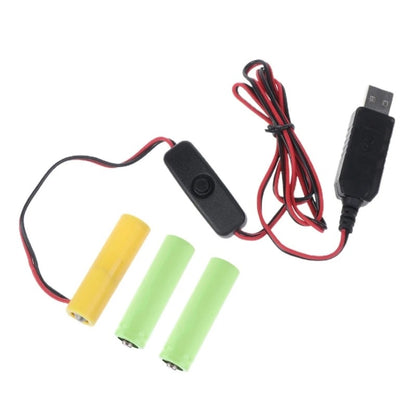 Battery Eliminator USB replaces AA Batteries