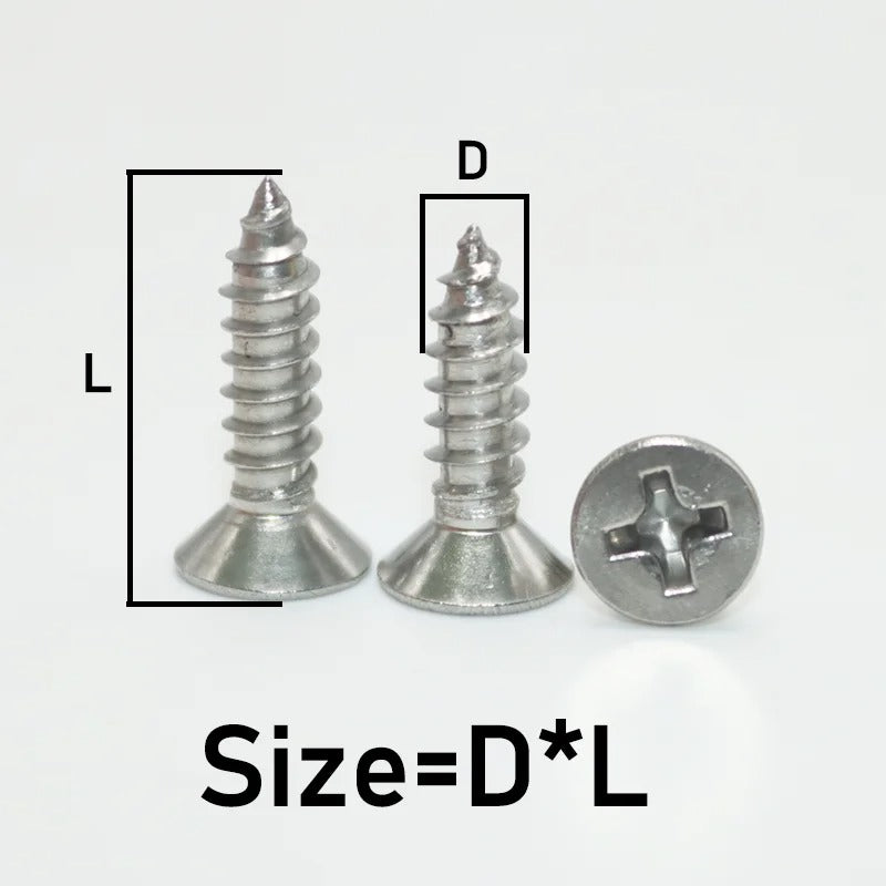 Multi Kits of A2-70 304 Stainless Steel Tapping Screws (M2, M3, M2M3M4 sets)
