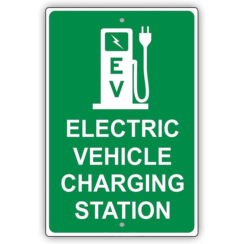 Electric Vehicle (EV) Charging Station Metal Tin Sign – Sparts NZ