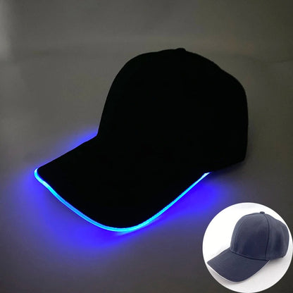 Light Up LED Glowing Baseball Hat / Cap