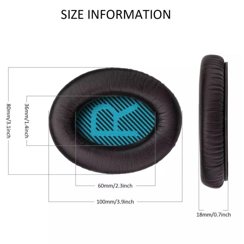Bose Ear Pads Kit for QuietComfort 2 15 25 35 QC2 QC15 QC25 QC35, AE2,AE2i, AE2w, SoundTrue, SoundLink-Headphone Ear Pad-Sparts NZ