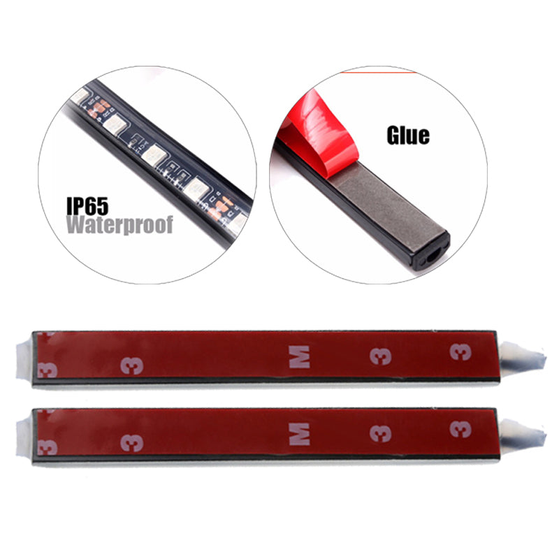 Car RGB LED Atmosphere Strip Light remote voice control