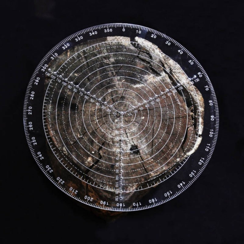 Center Finder ruler Scribing Gauge Woodworking Compass Woodturners Bowls Lathe Work Clear Acrylic Drawing Circles Diameter