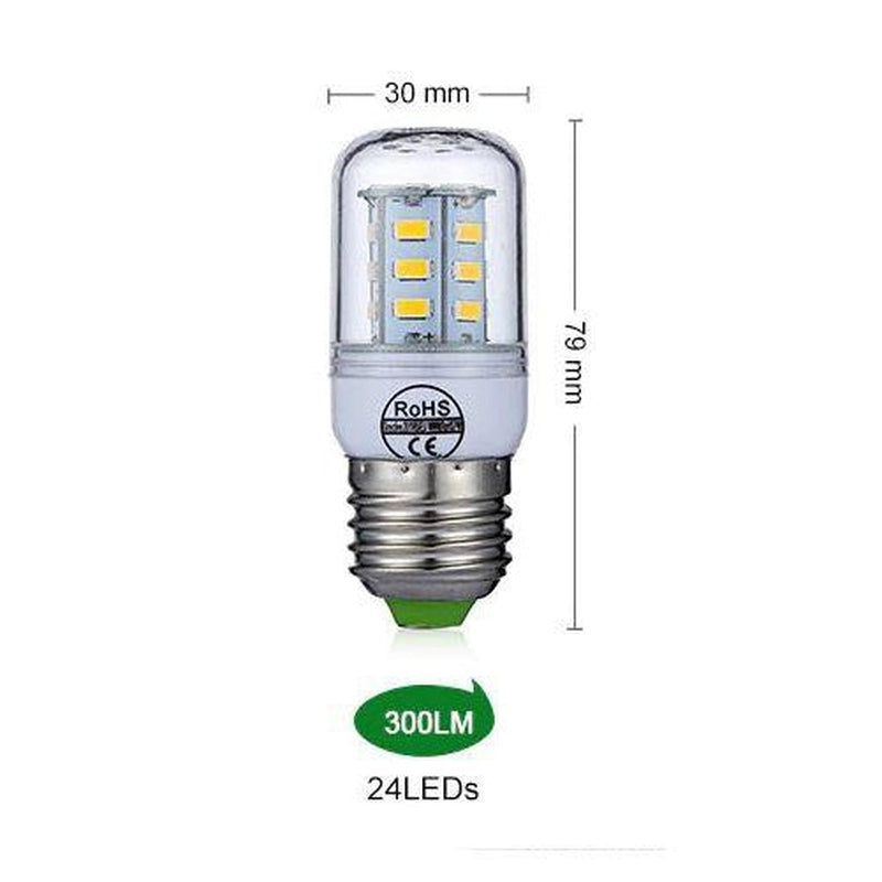 E27 Corn Light Led Lamps 220V/24LEDS-Sparts NZ
