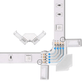Corner degree pin RGB LED Strip connector
