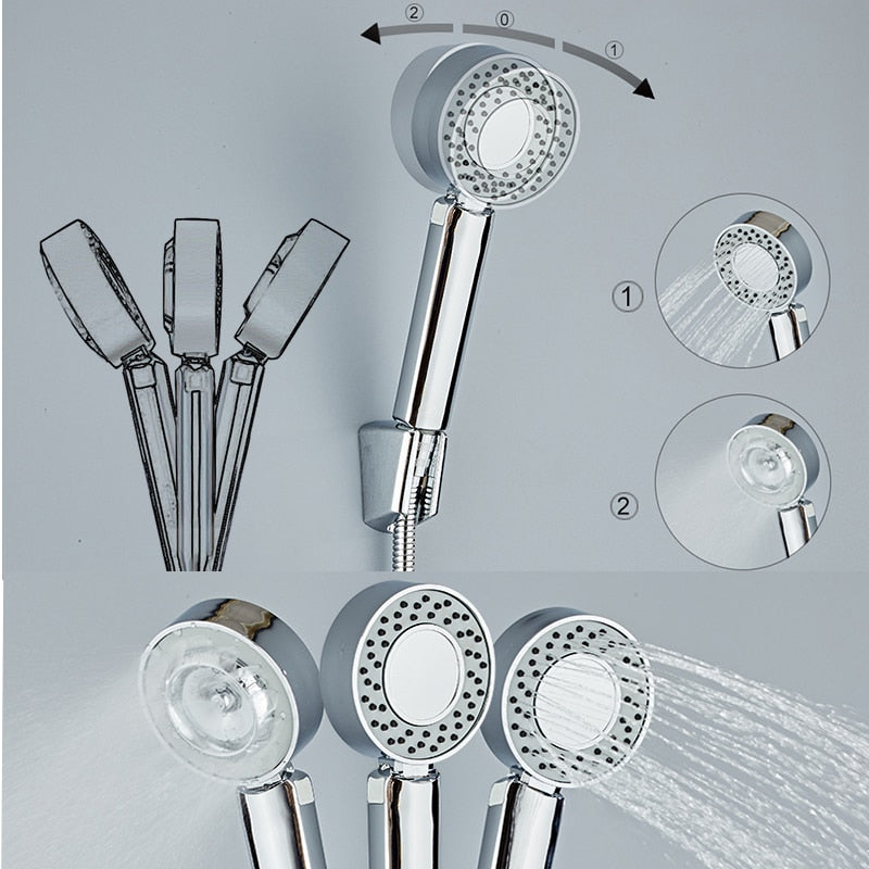 Double sided Dual Function Shower Head
