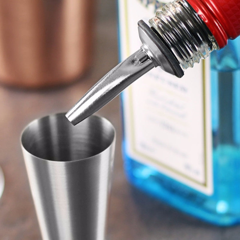 Free Flow Stainless Steel Liquor Bottle Speed Pourer
