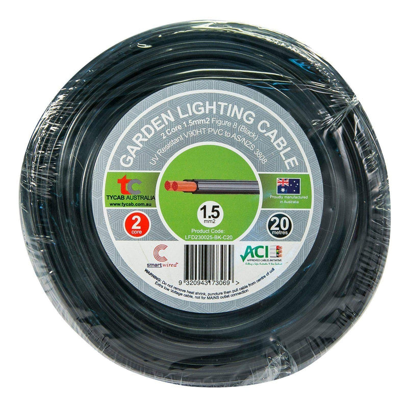 Garden lighting cable 2 core / 1.5mm-Sparts NZ-cable,nostock