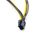 PCI-E 6-pin to Dual 6+2-pin (6-pin/8-pin) Power Splitter Cable