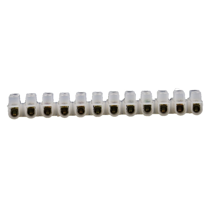 H Type Plastic Wire connector 1PCS H-10A Dual Row 12 Positions Screw Secure