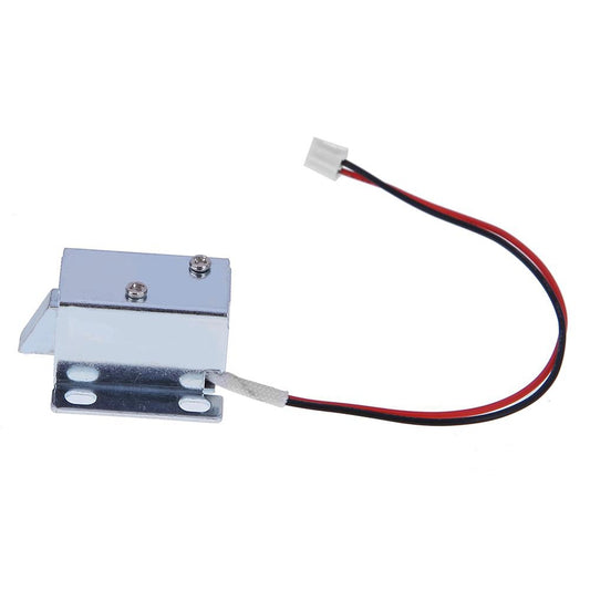 DC 5V-6V/DC 12V Mini Small Size Solenoid Electromagnetic Electric Control Cabinet Drawer Lock for DIY Project