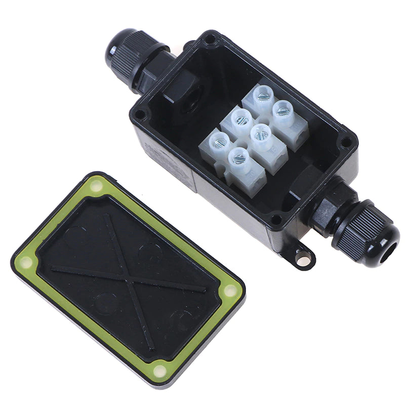 2 Way IP66 Outdoor Waterproof Cable Connector Junction Box With Termin ...