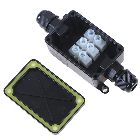 2 Way IP66 Outdoor Waterproof Cable Connector Junction Box With Terminal Block
