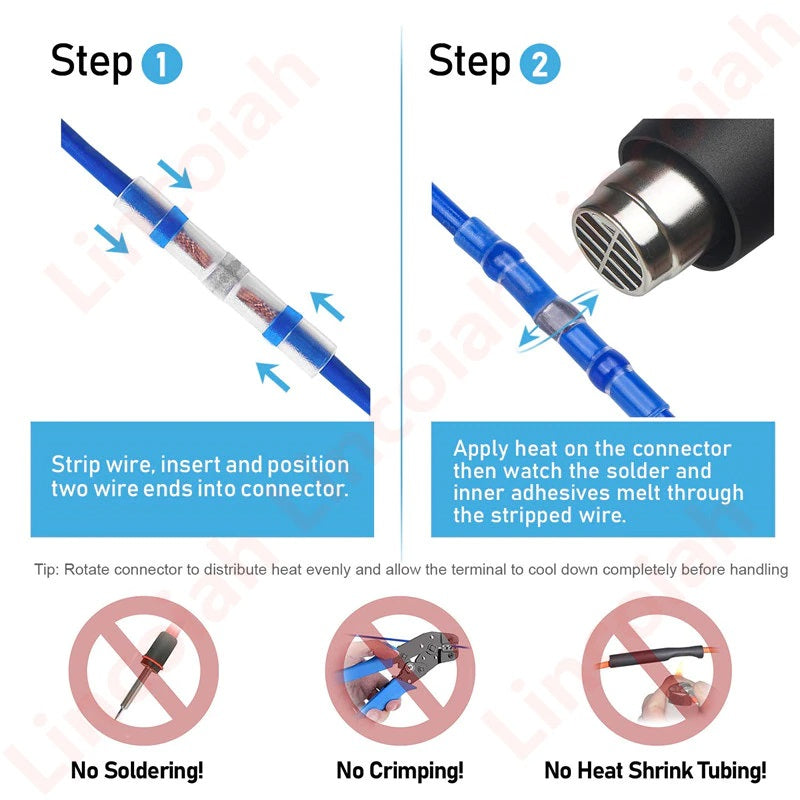 Heat Shrink Waterproof Solder Seal Wire Connectors Set