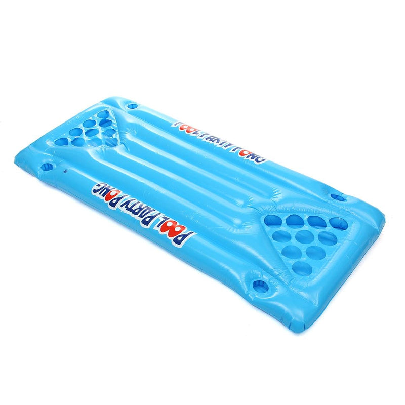 Inflatable Beer Pong Floating Table cup holder