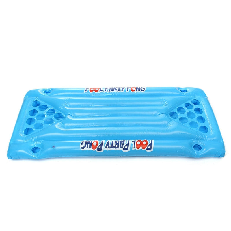 Inflatable Beer Pong Floating Table cup holder
