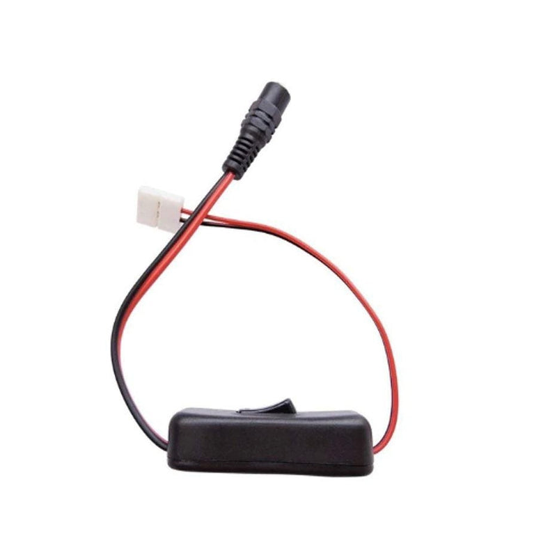 Inline switch for 12V power / LED light - 5.5x2.1mm DC Connector Jack-Sparts NZ