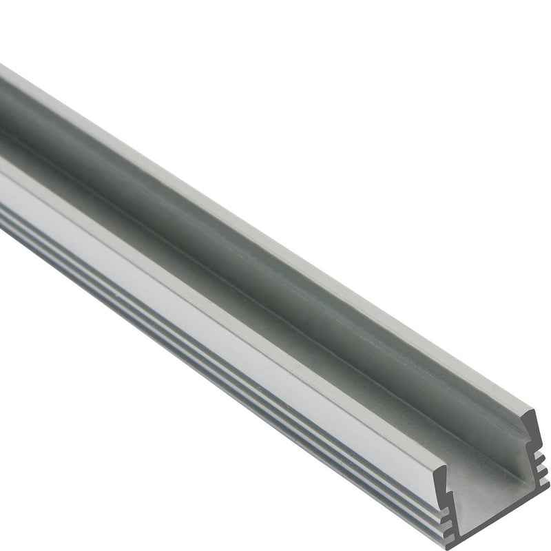 LED Aluminium Extrusion 12mm Deep Profile for LED strip-LED-Sparts NZ