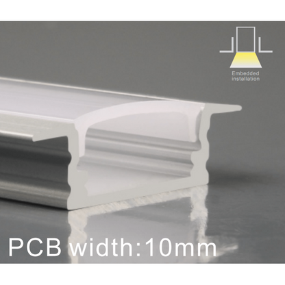 LED Aluminium Extrusion Recessed Profile strip ADW