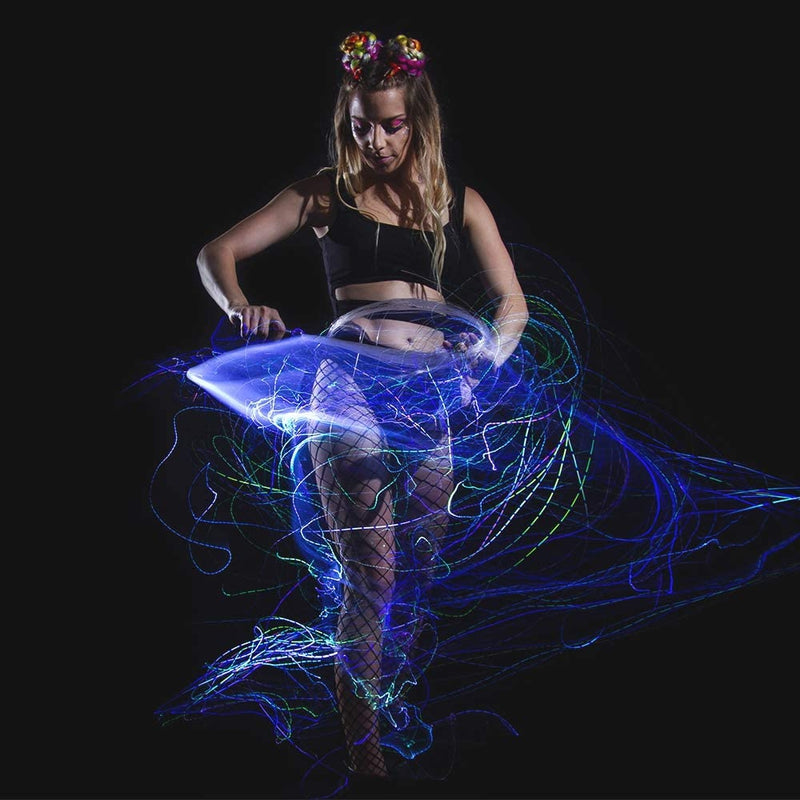 LED Fiber Optic Whip inch Swivel Dance Festival