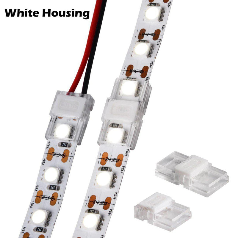 LED Strip Connector for 2pin 3528/5050 Slim 8mm or 10mm IP20 LED Strip-Sparts NZ