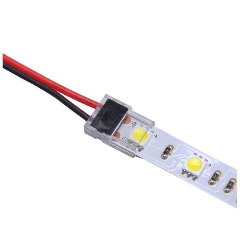 LED Strip Connector for 2pin 3528/5050 Slim 8mm or 10mm IP20 LED Strip-Sparts NZ