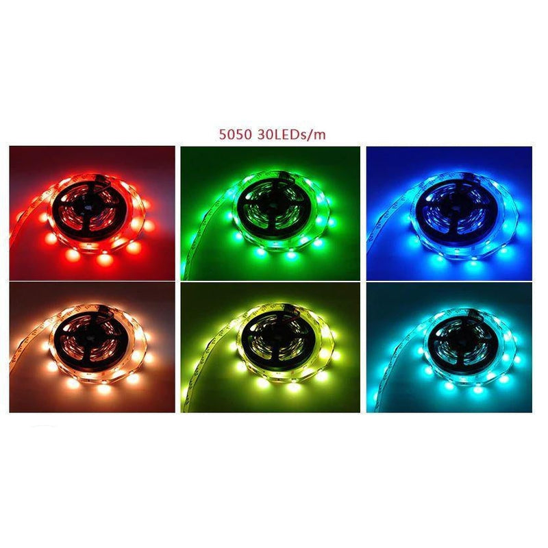 5m LED Strip 12V 5050 / 5054 LED, RGB 30led/m (150 LED's)-Sparts NZ