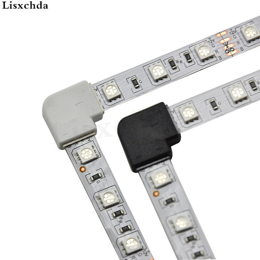 Led strip right angle connector